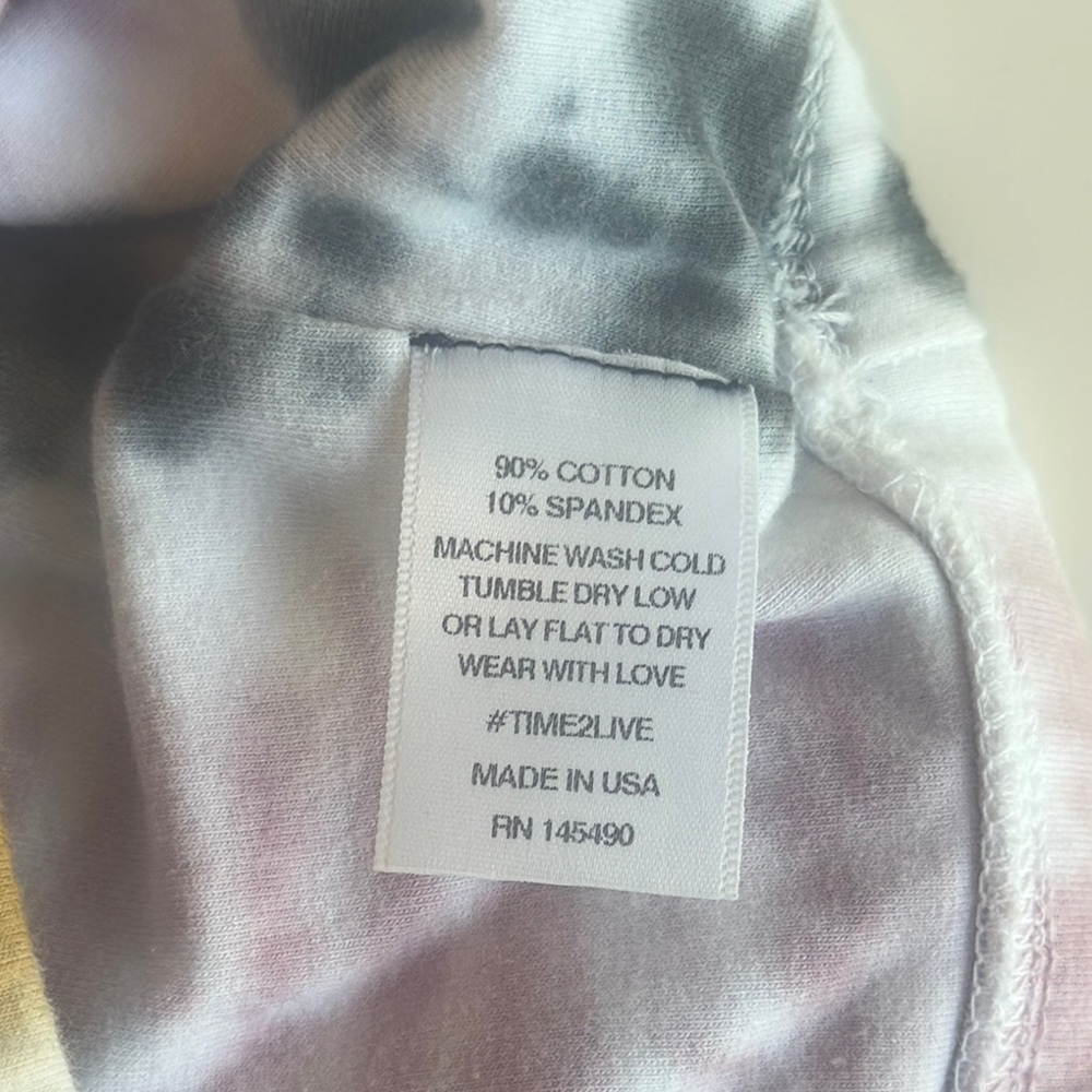 Colorful Tie-Dye Racerback Top - Picture 4 of 4